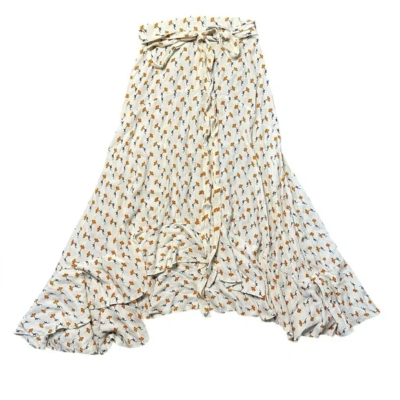 Faithfull Kamares Wrap Skirt Size 4 - Picture 3 of 8